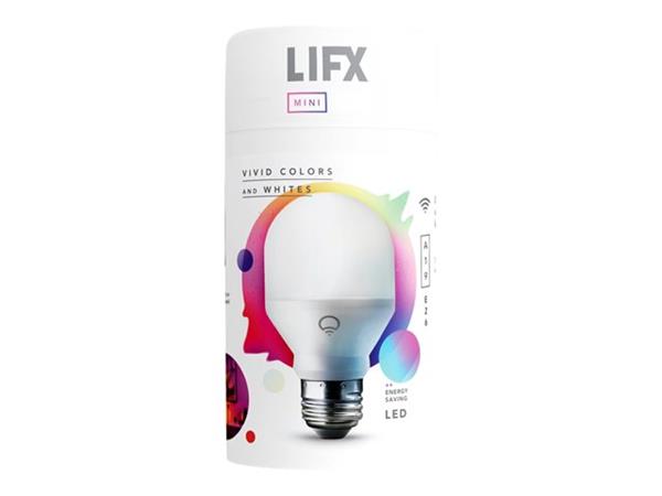 Lifx Mini Colour And White Wi Fi Smart Led Light Bulb E27 L3a19mc08e27 Bt Shop